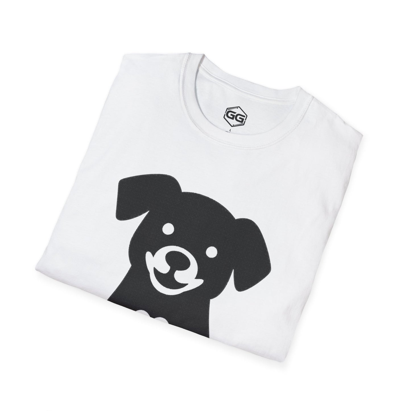 Unisex T-Shirt - Hund umarmt Herz (Gildan 64000) | Garlik Goods