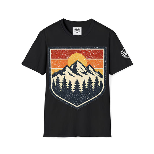 Unisex T-Shirt - Vintage Bergabzeichen (Gildan 64000) | Garlik Goods
