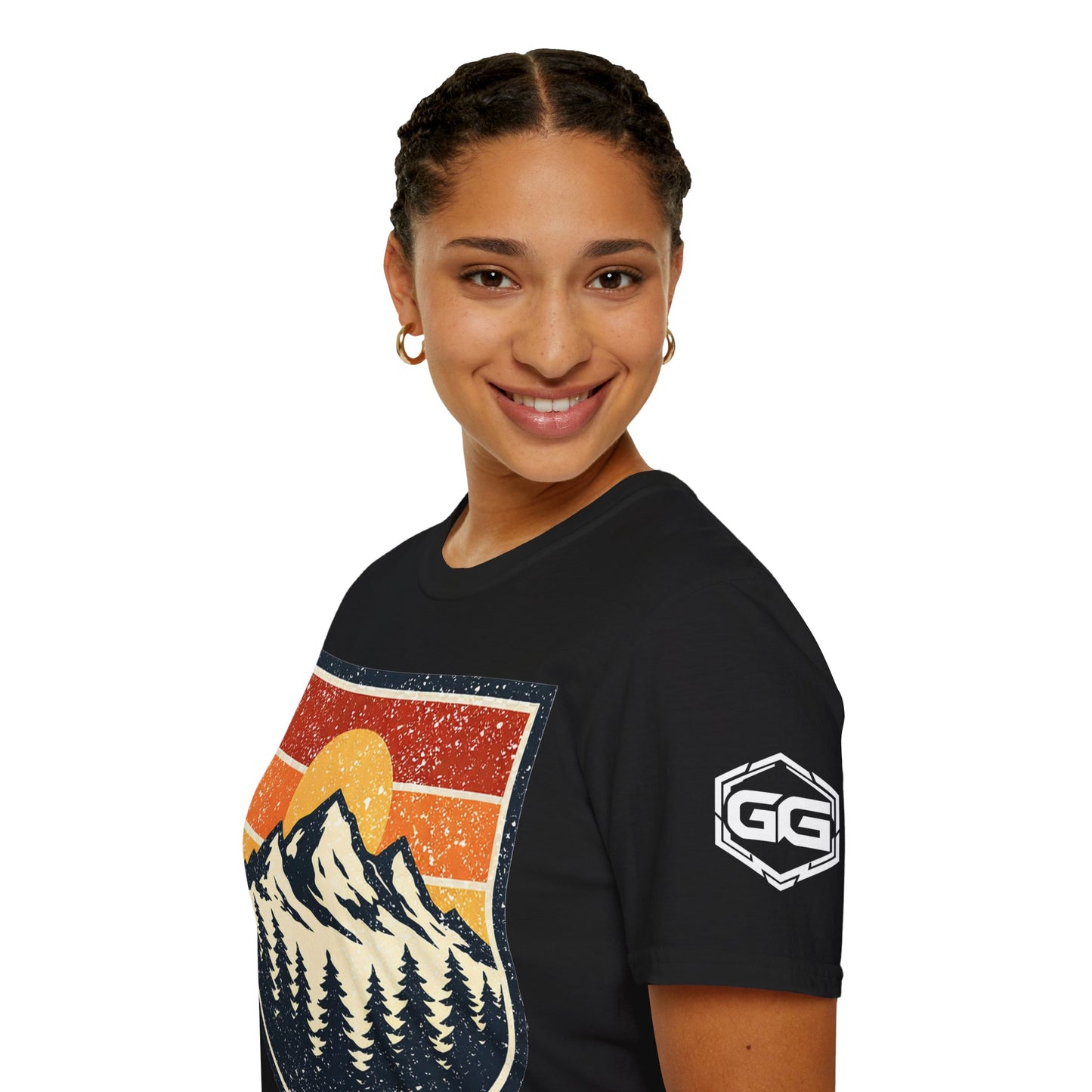 Unisex T-Shirt - Vintage Bergabzeichen (Gildan 64000) | Garlik Goods