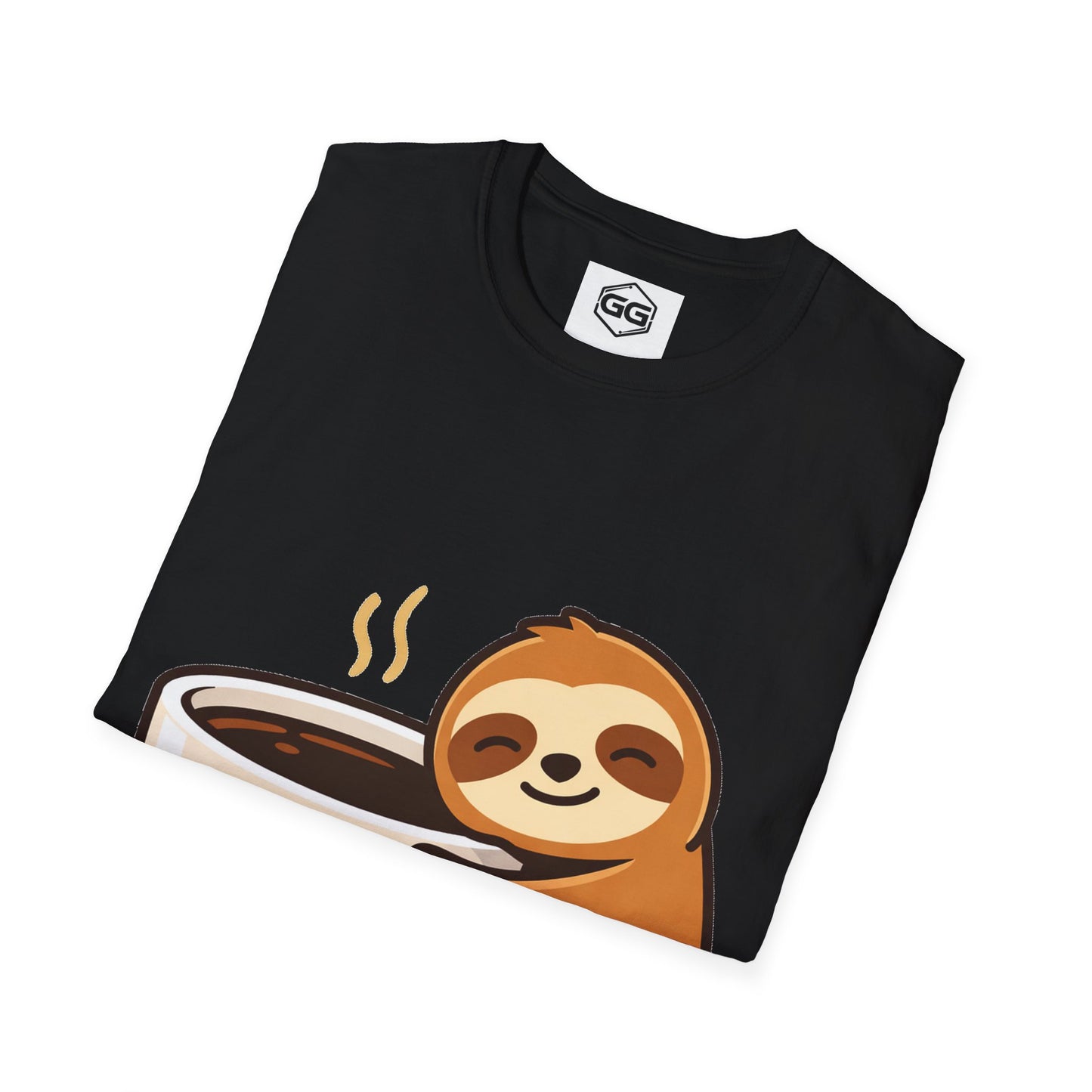 Unisex T-Shirt - Faultier & Kaffee (Gildan 64000) | Garlik Goods