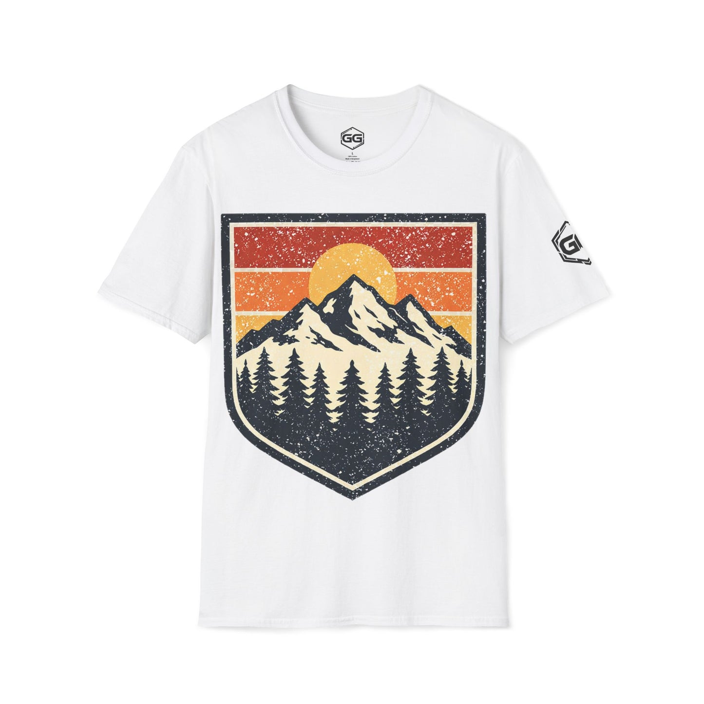 Unisex T-Shirt - Vintage Bergabzeichen (Gildan 64000) | Garlik Goods