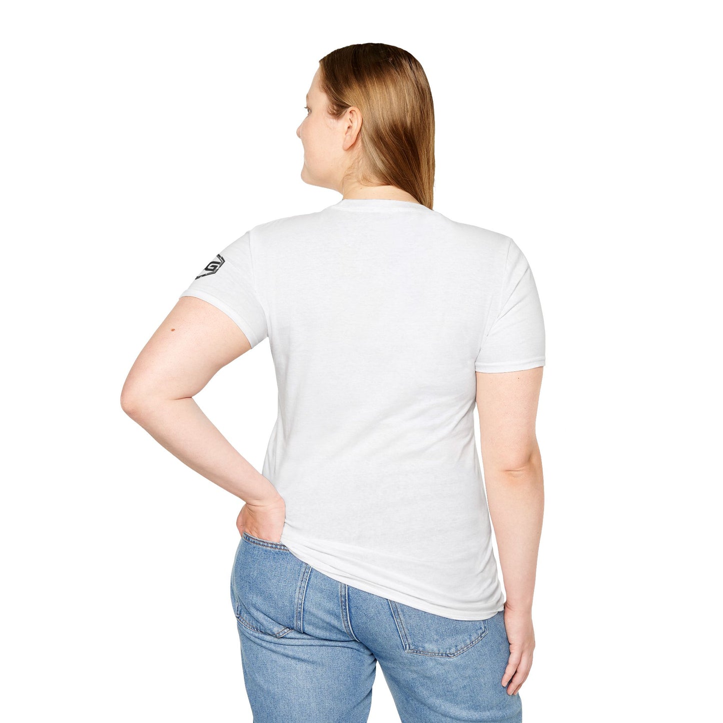 Unisex T-Shirt - Hund umarmt Herz (Gildan 64000) | Garlik Goods